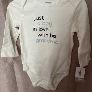 Carters long sleeve 18m onesie
